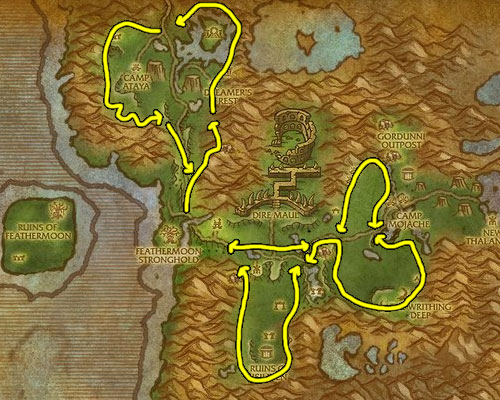 Farming Iron Ore in Western Plaguelands