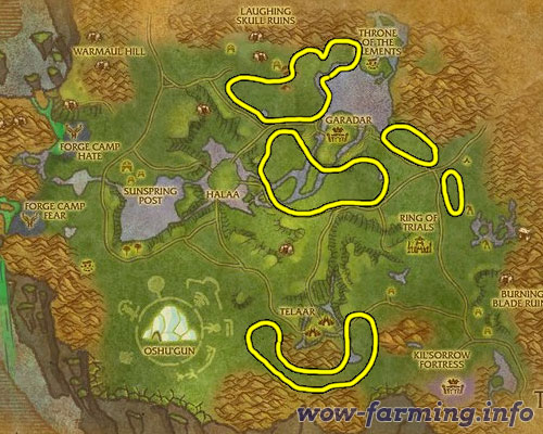 Farming Knothide Leather in Nagrand