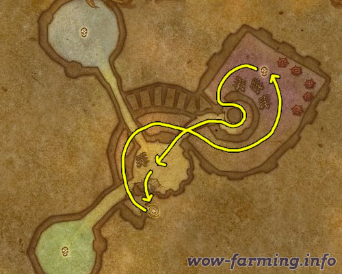 Farming Runecloth in Hellfire Ramparts