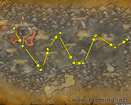 Farming Black Lotus in Burning Steppes