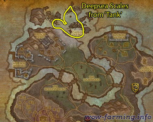 Farming Deepsea Scales from Tank in Tol'Barad