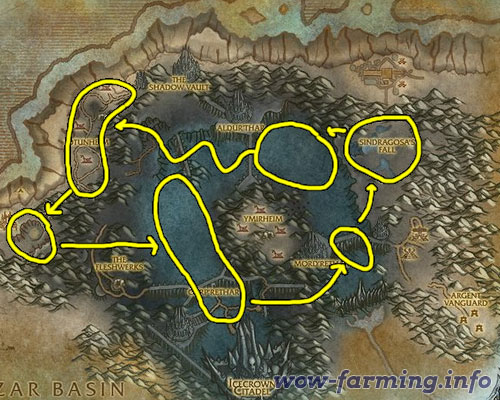 Farming Lichbloom in Icecrown