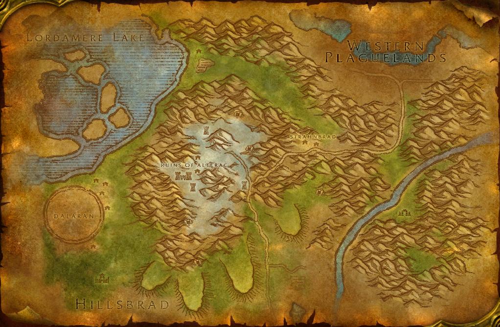 Alterac Mountains — Silk Cloth base map