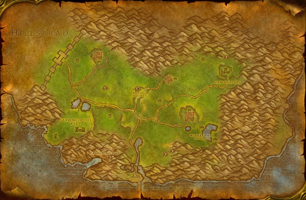 Arathi Highlands — Iron and Gold base map