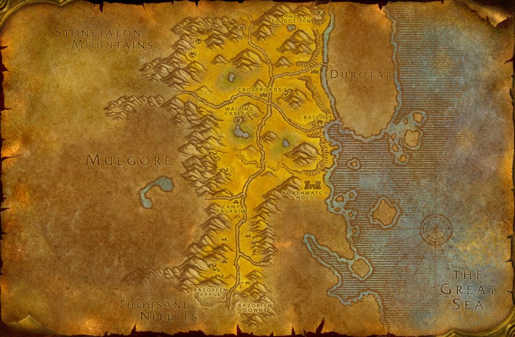 The Barrens — Light Leather base map