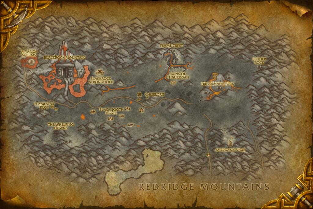 Burning Steppes — Firebloom base map