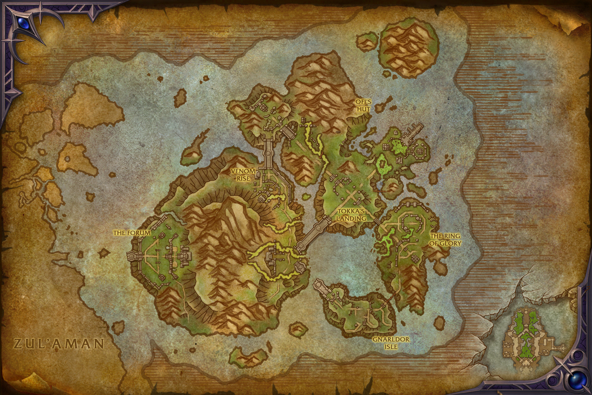 The Coiled Isle — Fishing suppliers and exchanges base map