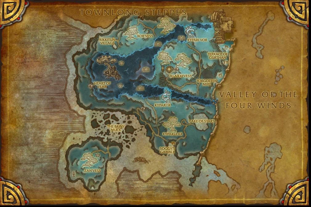 Dread Wastes — Fool’s Cap base map