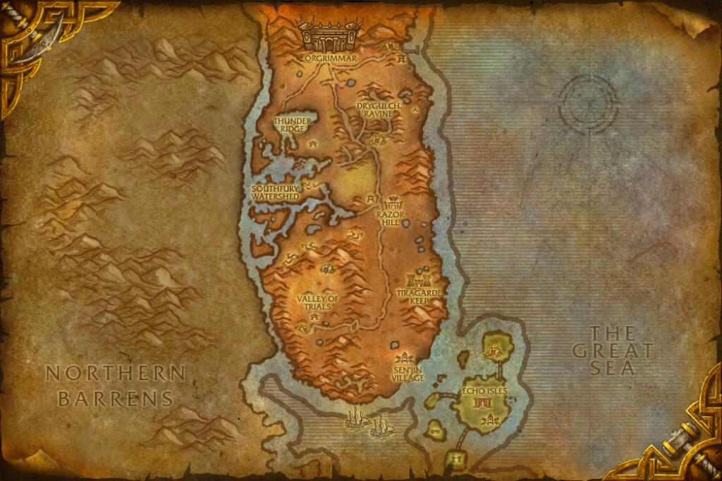 Durotar — Copper Ore base map