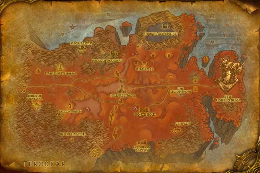 Hellfire Peninsula — Ravagers base map