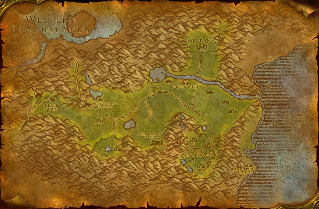 The Hinterlands — Mithril and Truesilver base map