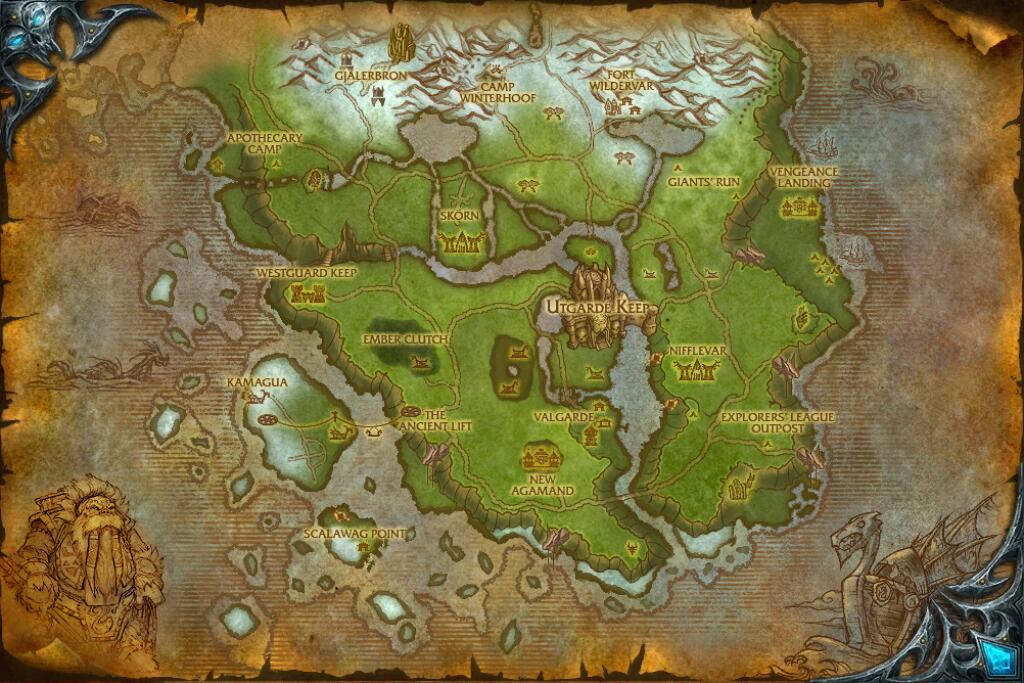 Howling Fjord — Goldclover base map