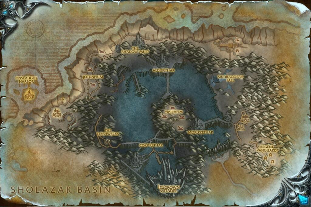 Icecrown — Frostweave Cloth base map