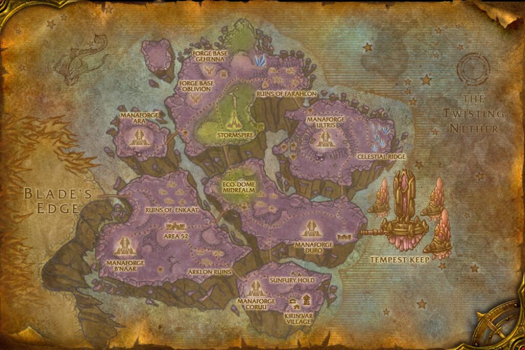 Netherstorm — Netherbloom base map