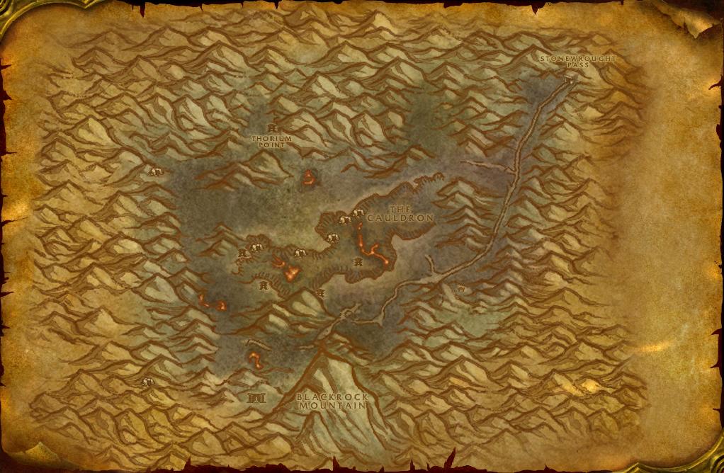 Searing Gorge — Dark Iron base map