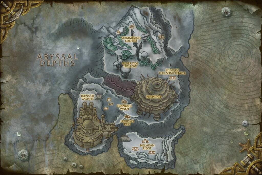 Shimmering Expanse — Azshara’s Veil and Stormvine base map