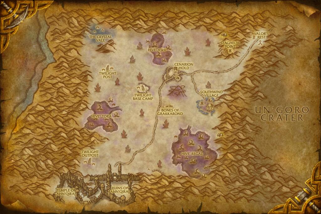 Silithus — Runecloth base map