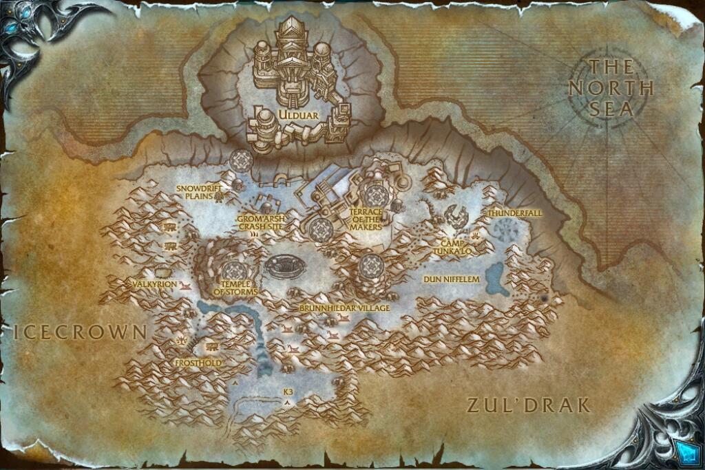 Storm Peaks — Crystallized Fire base map