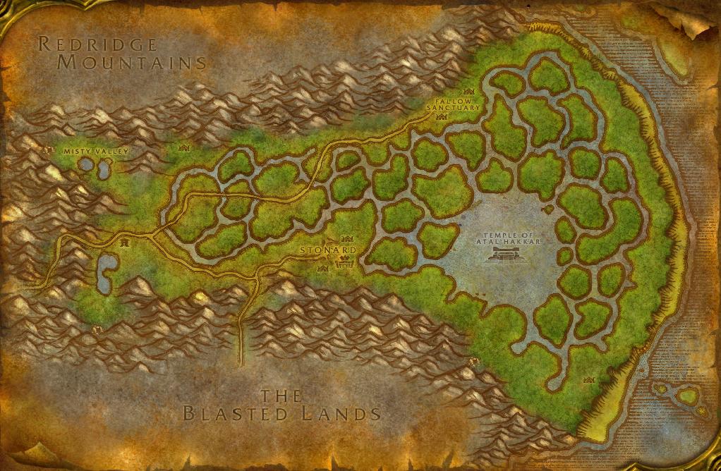 Swamp of Sorrows — Blindweed base map