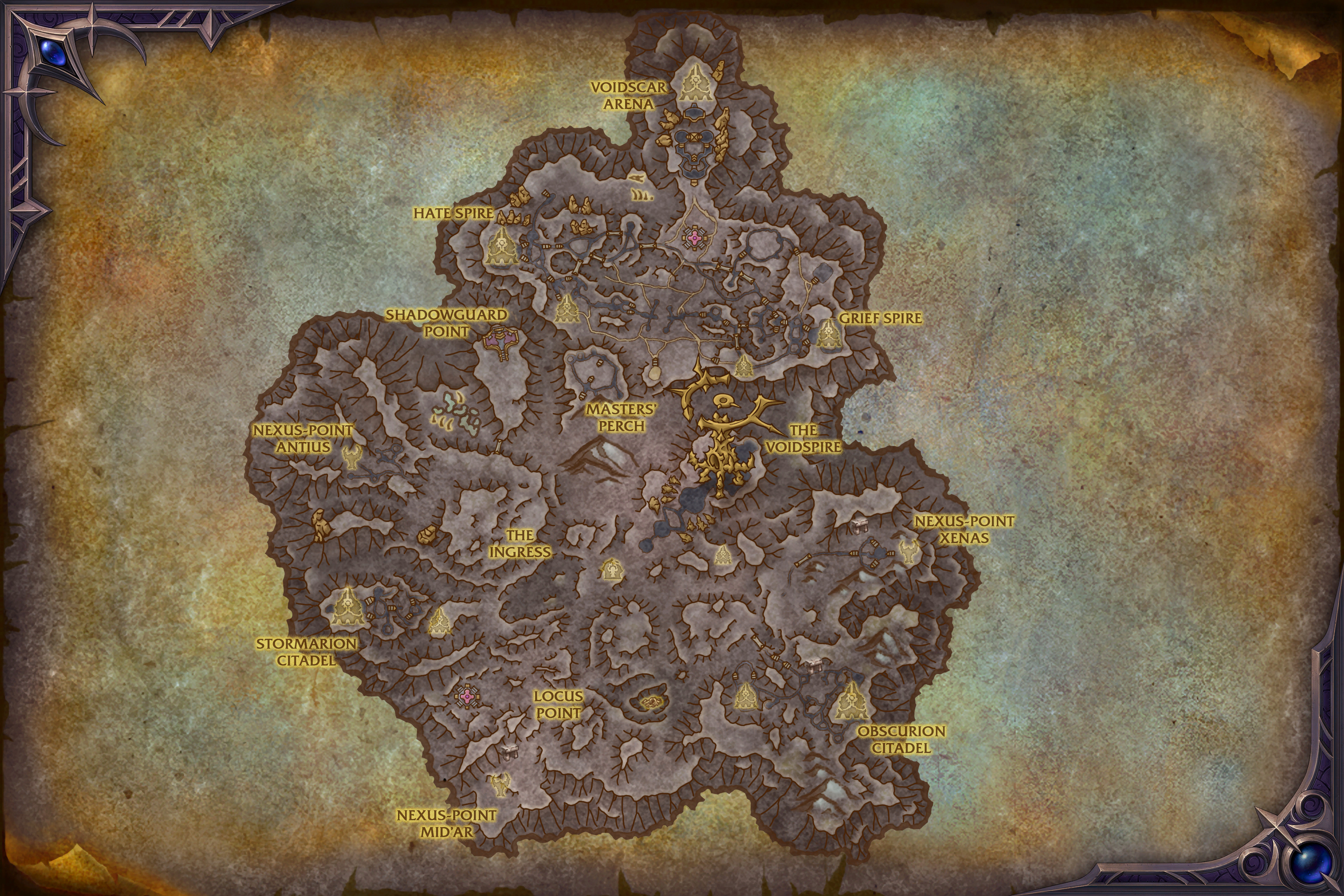Voidstorm — Open-water fishing spots base map