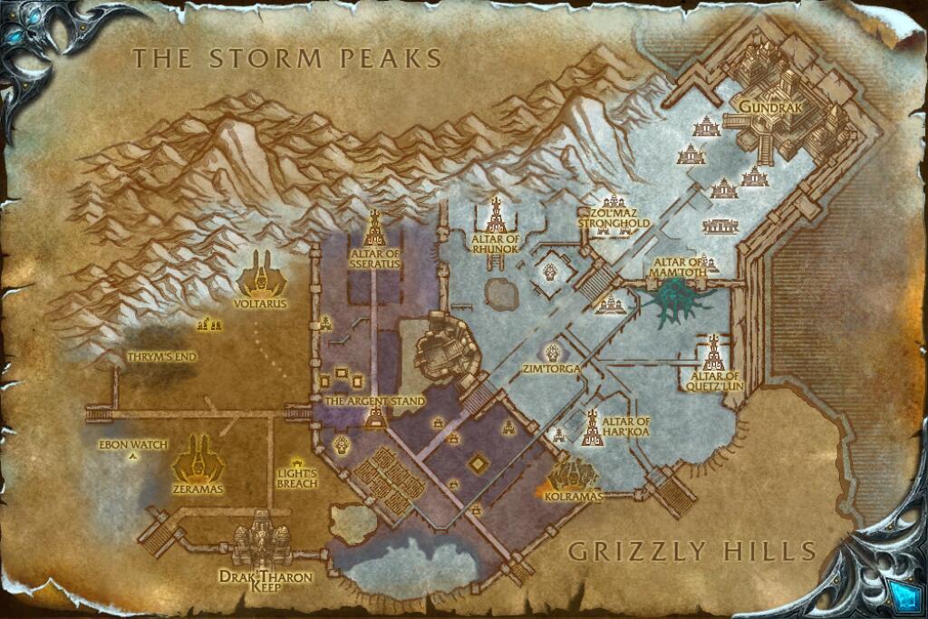 Zul’Drak — Talandra’s Rose base map